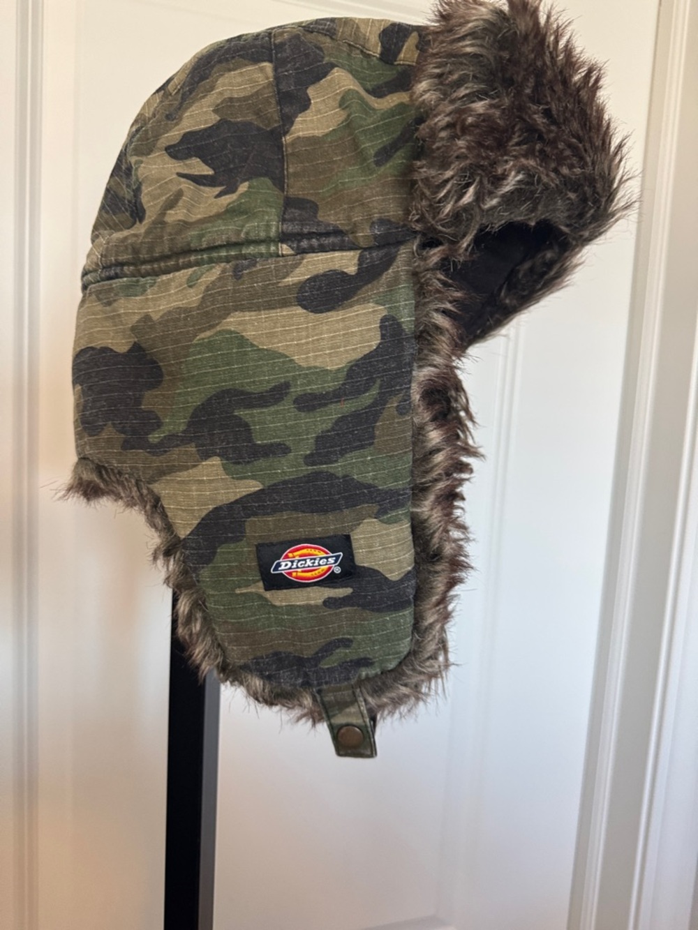 Dickies Brown Faux Fur Trooper Hat - Picture 2 of 4